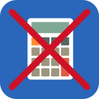 No Calculator Icon